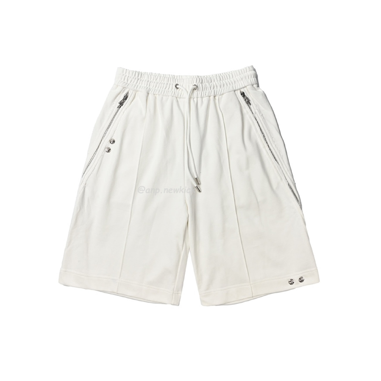 Chrome Hearts 23ss Black White Side Zipper Shorts (2) - newkick.app